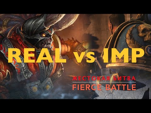 War Robots, REAL vs IMP, IOS, full squads. Fierce battle