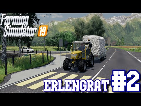 Loading up and Making hay: Welcome to Erlengrat #2 Farming Simulator 19 Alpine DLC Timelapse