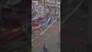 Car explosion caught on camera at Everett Fred Meyer