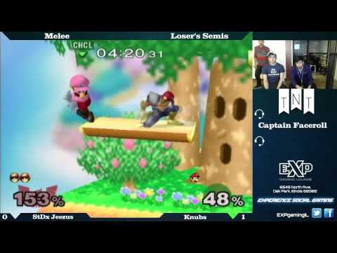 TNT - 9-15-15 - StDx Jeezus (Falcon) vs Knubs (Luigi) - Loser's Semis -Melee