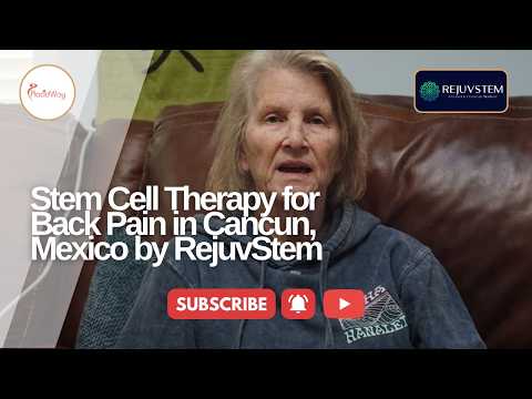 Logo of Lisa Rudolph’s Journey with Stem Cell Therapy for Back Pain in Cancun, Mexico by RejuvStem