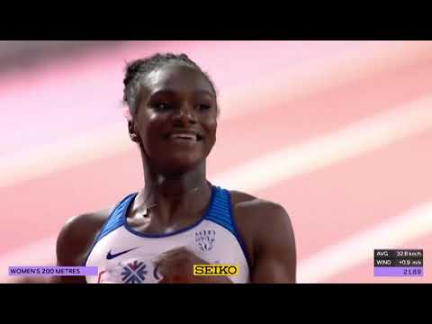 W 200m - Dina Asher-Smith - 21.88 - Doha (Qatar) - 2019 - British Record