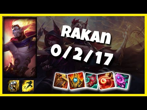 Rakan vs Seraphine NA Challenger SUPPORT (0/2/17) - v11.4
