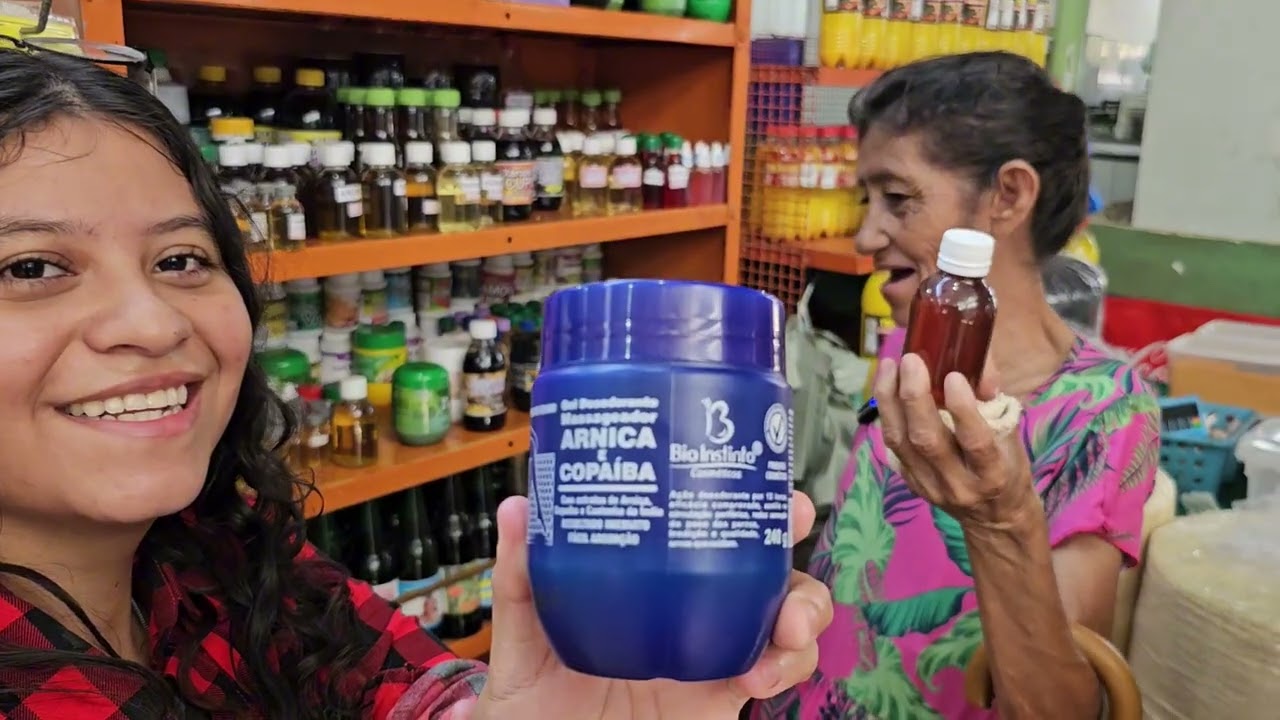 LEVEI DONA FRANCISCA NA FEIRA E NO SUPERMERCADO!