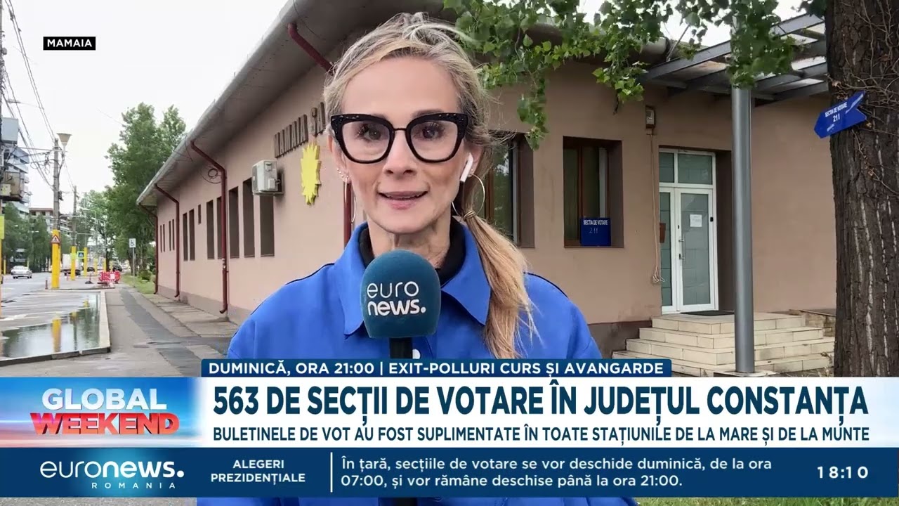 Știrile Euronews România - Global Weekend - de la ora 18:00 - 17 mai 2025