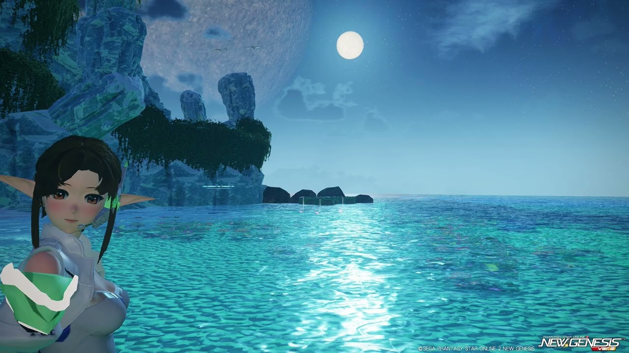 【PSO2NGS】原点にして頂点「The whole new world - 25th edition」（PSO OPテーマ 25周年バージョン）字幕歌詞付き【BGM】