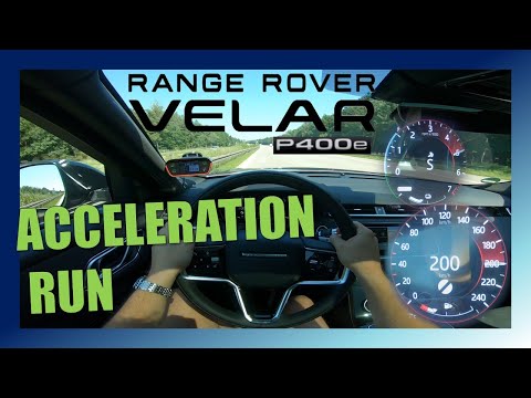 2021 Range Rover Velar P400e (404HP) | 100-200km/h & 0-100km/h | CarPerformance Media