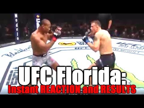 UFC Fight Night Fort Lauderdale: Reaction and Results