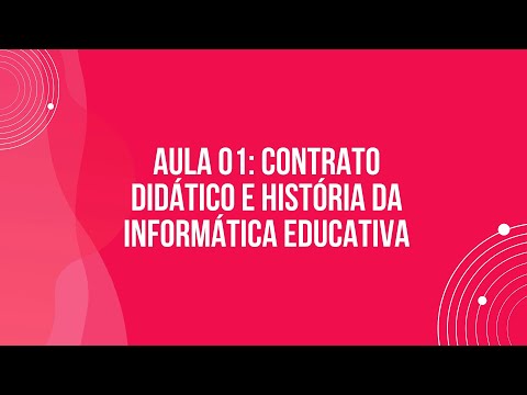 , title : 'Informática na Educação: Aula 01 (Turma 1)