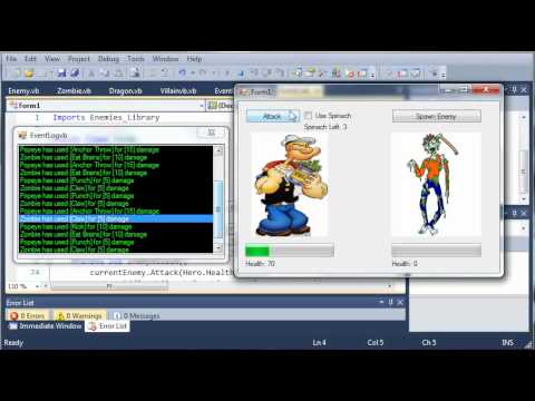 Visual Basic Tutorial 160 Game Part 16 Oh No Logic Errors