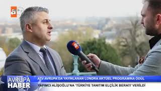 TV Program Yapımcısı Sevgin Alişoğlu'na TUTAP Türkiye tanıtım beratı v