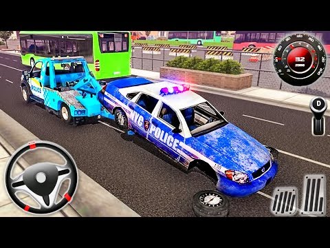 Police Tow Truck Driving - Car Transporter Simulator - Android GamePlay