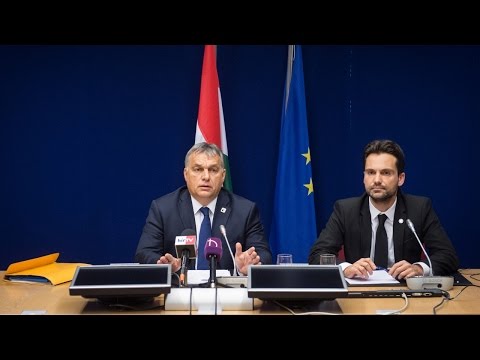 Orbán Viktor miniszterelnök pénteken Brüsszelben