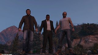 GTA 5 - Final Mission The Third Way (Ending C) Deathwish 100% Gold Medal - Gameplay
