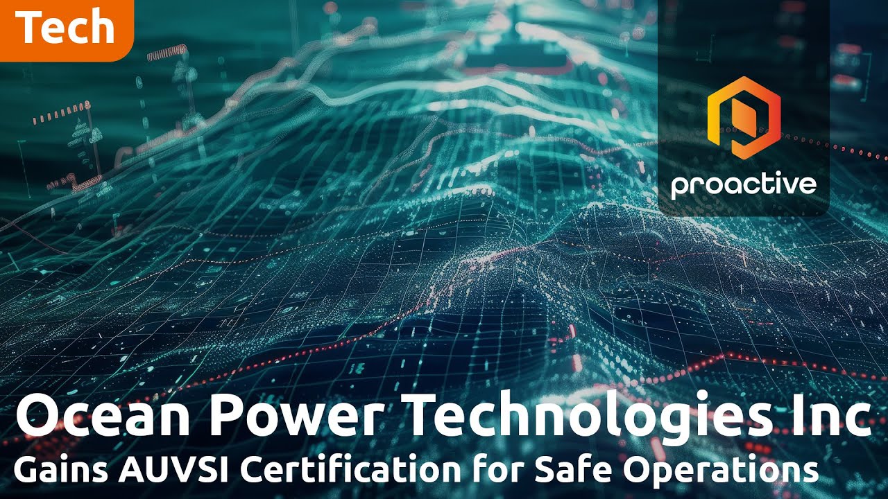 Ocean Power Technologies recognized as trusted operator in autonomous maritime systems
