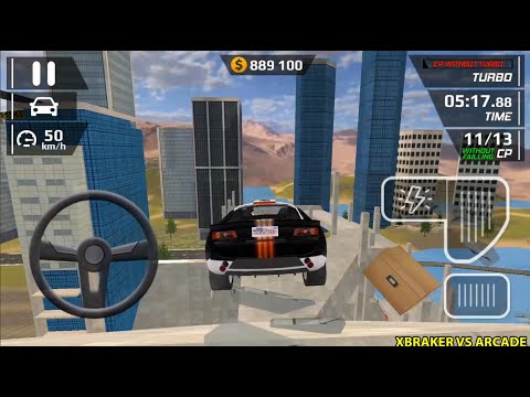 Car Driving Simulator - Stunt Ramp: Smash Car Hit Police Vehicle Drive - Android GamePlay