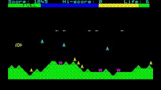 Sharp MZ-800 Game: Zaxxon (1988) MZ-700 mode