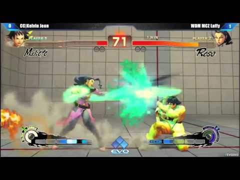 EVO 2013 - Super Street Fighter IV AE Pool Matches - CC|Kelvin Jeon vs WDM MCZ Luffy