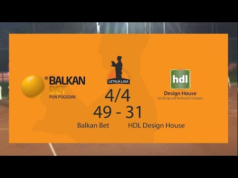 Letnja liga - 3. kolo - Balkan Bet VS HDL Design House
