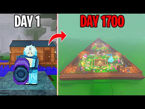 1700 Days to Build a Biggest Base in 99 Nights in The Forest