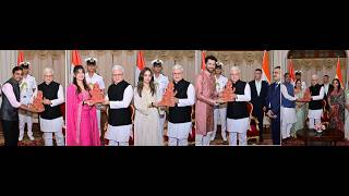 14.09.2026: Governor distributes eco friendly Ganesh murtis to distinguished invitees