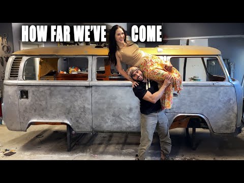 Complete Side Of The Bus RUST FREE! | VW Bus Restoration Episode:59