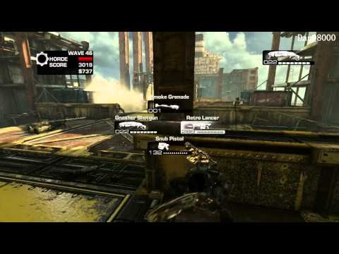 Gears Of War 3: Horde Mode HD Gameplay Part 10 | DanQ8000