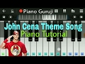 WWE John Cena Theme Song Piano Lessons T WWE John Cena Theme Song Piano Lessons T