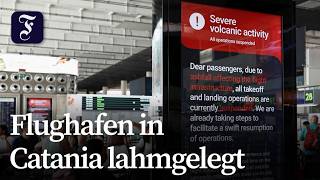 Ätna-Ausbruch blockiert weiter Flugverkehr auf Sizilien