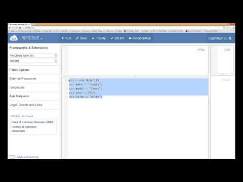 How to Create Objects in JavaScript Part 1 of 2