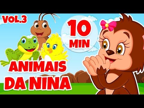 Animais da Nina Vol. 3 - Giramille 10 min | Desenho Animado Musical