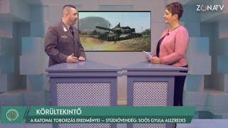 ZÓNA TV – A katonai toborzás eredményei – stúdióvendég: Soós Gyula alezredes – 2024.01.24.