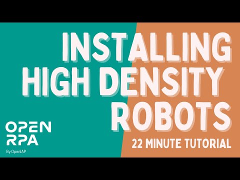 Install and configuring High Density robots