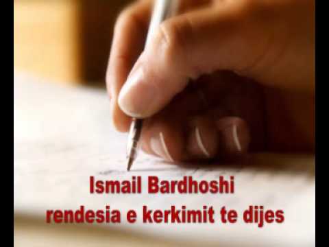 rendesia e kerkimit te dijes -  Ismail Bardhoshi