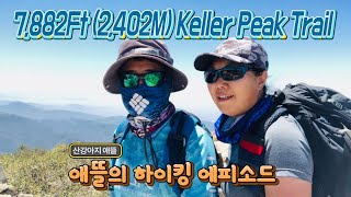 7,882Ft( 2,402M) Keller Peak Lookout Trail 애뜰의 하이킹 에피소드