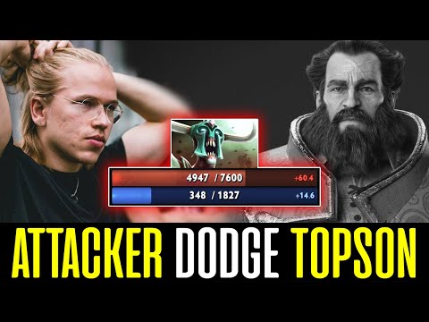 !Attacker DODGE Topson UNDYING in Mid Lane - Feedson to Tankson 7600+ HP?! DOTA 2