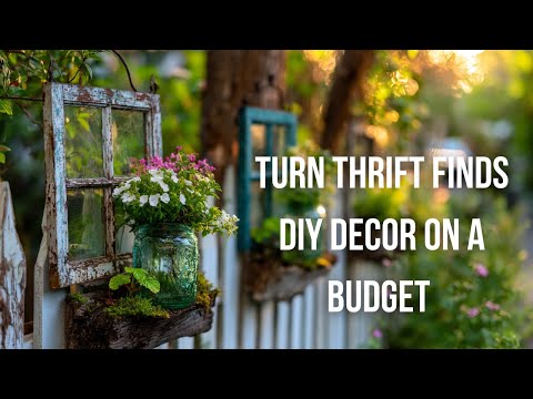🌷 Turn Thrift Finds Into Garden Gold DIY Decor on a Budget