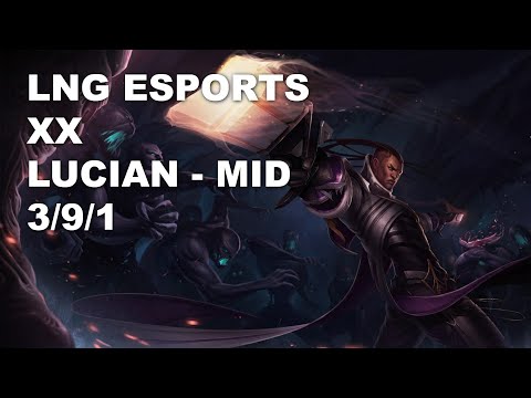 LNG Esports Xx Mid Lucian vs Akali - KR Master Patch 10.9