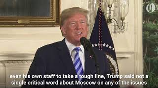 Trump Sides With Putin on Russian election hacking