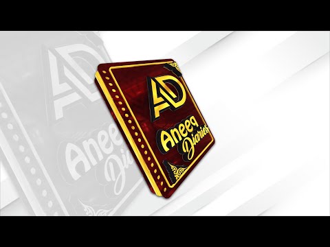 Aneeq Diaries 3D Logo Animation | Shiny Style Logo | Design By TSD Production | The Syed's Designs