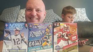 2020 Don Russ Elite Football Card Box Break NFL