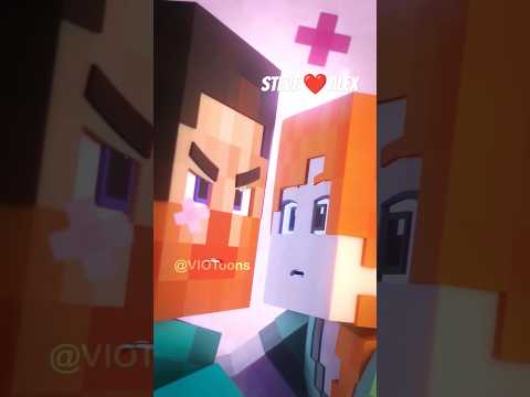 Steve's Heart Melts for Alex in Minecraft!