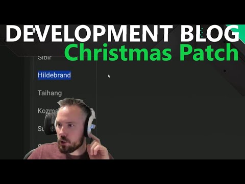Development Blog - Christmas Patch