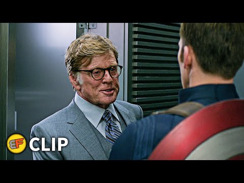 Steve Rogers Meets Alexander Pierce Scene | Captain America The Winter Soldier 2014 Movie Clip HD 4K
