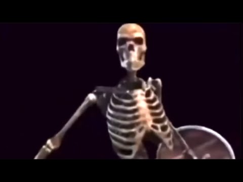 1 hour of silence occasionally broken by skeleton banging shield