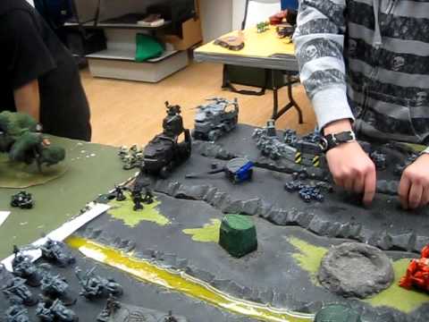 Battle Report: (sort of) Blood Angels vs Orks! Autarch Andrew finally got his wish... a game vs me.