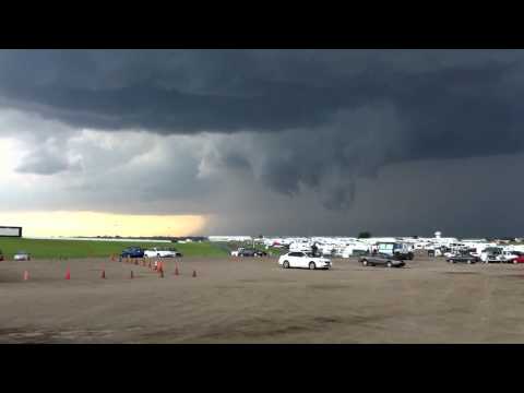 View if a tornado at Heartland Park