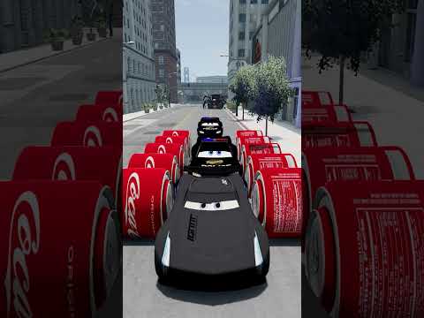 Pixar Cars Cola Bollard Barrier Crush – BeamNG.drive