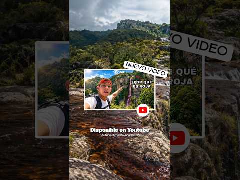 ¿Por qué esta cascada de Venezuela tiene el agua roja? 😳