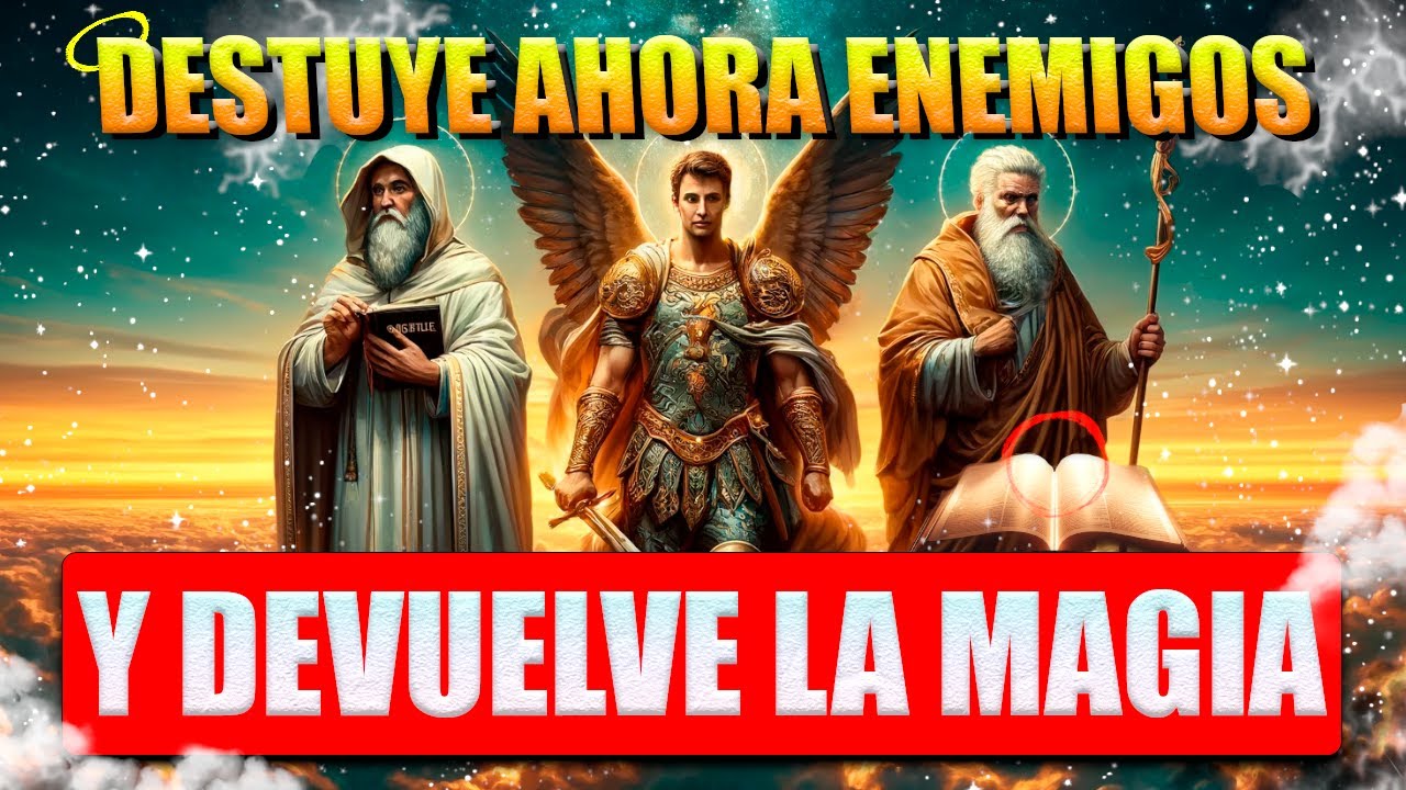 PODEROSA ORACIÓN A SAN BENITO, SAN MIGUEL Y SAN CIPRIANO PARA ALEJAR AL ENEMIGO Y ROMPER HECHIZOS